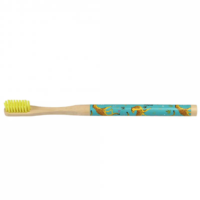 Brosse à dents en bambou enfant Rex London Cheetah